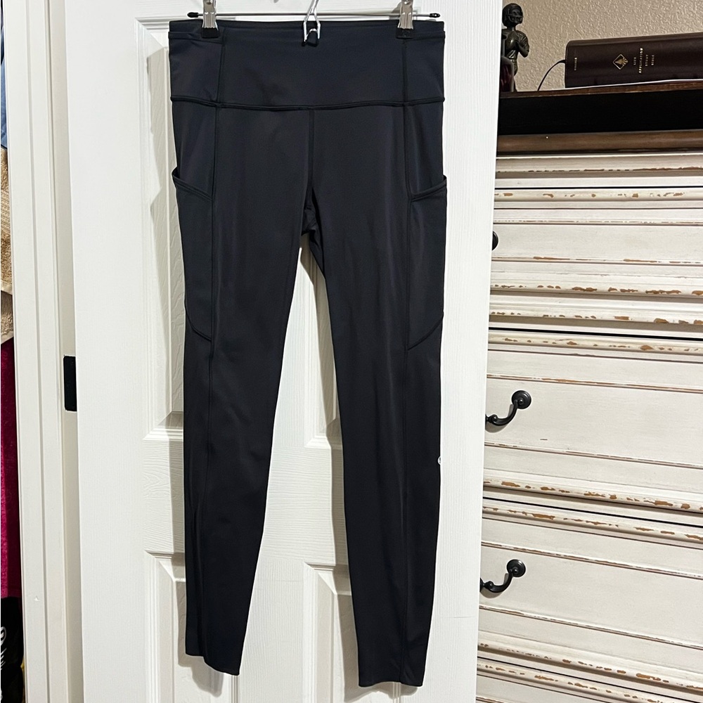 Lululemon Fast and Free black leggings size 8